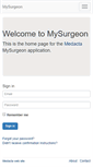 Mobile Screenshot of mysurgeon.medacta.com